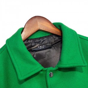 Amiri 22ss Varsity Bone Sleeve Jacket (Green/Black)