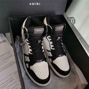 AMIRI SKEL-TOP HI BLACK WHITE