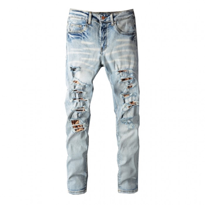 Amiri Double Ripped Jeans