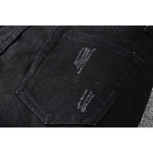 5200 amiri ripped on black jeans black color