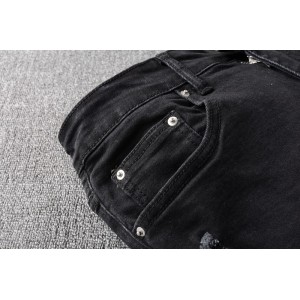 666 amiri black jeans pants