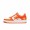 Bape Sta Patent Shoes Patent Leather Shoes Orange White Women Men (US5-US12)