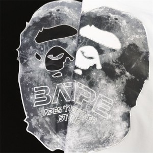 Bape 'Moon' T-Shirt 2 Colors Black White