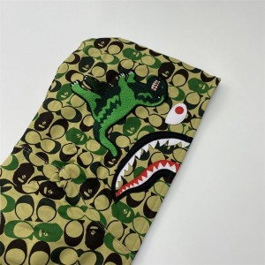 [Best Quality] 1:1 Bape x C**ch Dinosaur Shark Hoodie Green