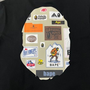 Bape Stickers Big Ape Logo T-Shirt