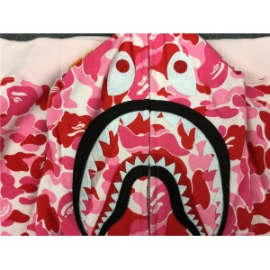 [Best Quality] 1:1 Bape ABC Camo Pink Shark Hoodie