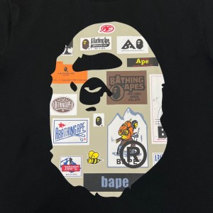 Bape Stickers Big Ape Logo T-Shirt