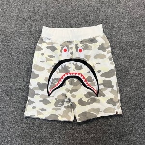 Bape Shark City Camo Shorts glow in dark