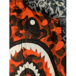 Bape Red Camo Shark Hoodie 'XO TIL WE OVERDOSE' Hoodie