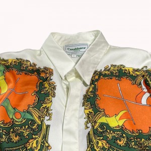 Casablanca 'LES ORANGE' Silk Shirt Men/Women