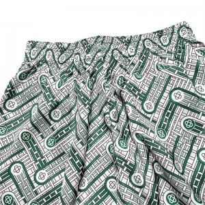 Casablanca Green Silk Shorts Men/Women