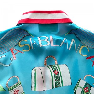 Casablanca Luxury Bags Silk Shirt