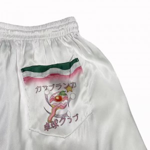 Casablanca Silk Shorts White Pink Men/Women