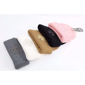 Chrome Hearts leather cross cold hat beanie 5 colors