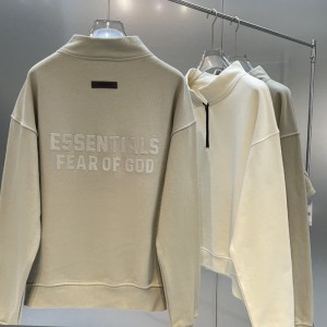 Fear of god essentials half-zip sweatshirt 2 colors