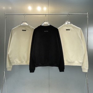 FOG Fear of God essentials 77 crewneck sweatshirts 3 colors(Black/Beige/Khaki)