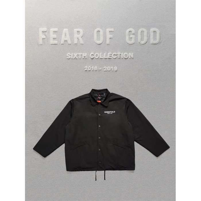 Fear of God FOG 6th Season Essentials Jacket Black