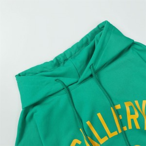 Gallery Dept lettering printing hoodies (black/grey/green)