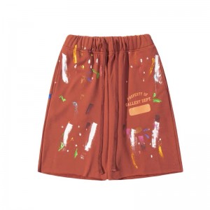 Gallery Dept Painted Shorts (Pink/Khaki/Orange)
