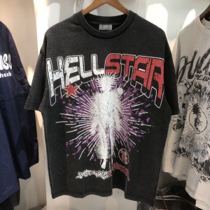 Hellstar studios blast shadow tee black grey