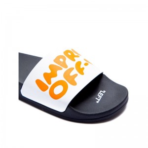 Off White Impression Orange White Sandals/Slippers