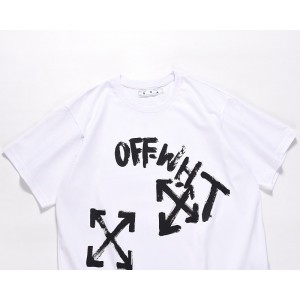 Off White OW Logo T-Shirt White Black