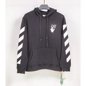 Off White 20FW Shake Hands Hoodie 2 Colors