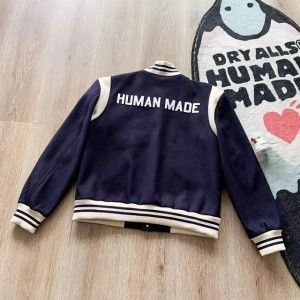 Human Made H Wool Jacket Navy Blue