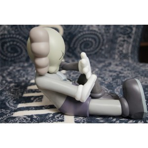 Kaws Companion Figure Doll 2 Sizes Grey Sit