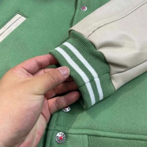 Human Made Tiget Hamburger Baseball Jacket Green