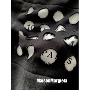 Masion Margiela Numbers Hoodie Black