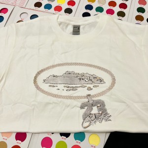 Corteiz UKDrill Gold Chain 23 T-Shirt White Black