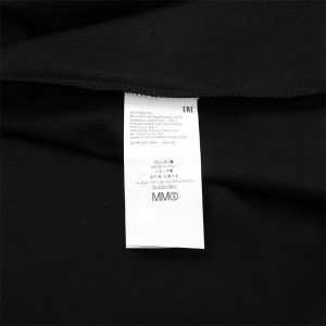 Masion Margiela CO-ED Tape T-Shirt Black White
