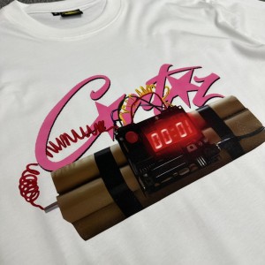 Corteiz no time for love tee white