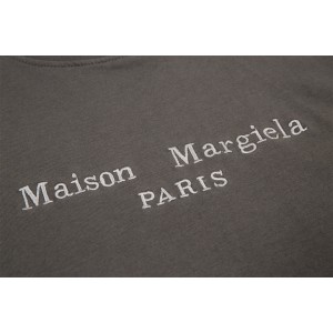Masion Margiela Embroidery Dark Gray T-Shirt
