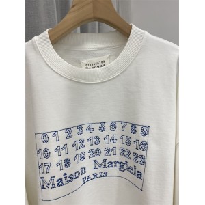 Masion Margiela Numbers Crewneck Sweatshirt