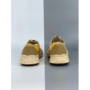 MMY/Maison Mihara Yasuhiro Original Sole Canvas Low Khaki Shoes