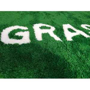 Off White x IKEA 'WET GRASS' Green Rug Carpet