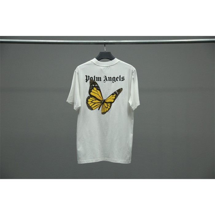 1:1 version Palm Angels butterfly logo tee