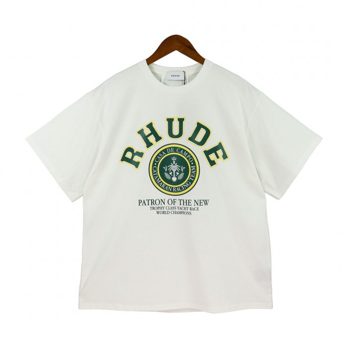 Rhude Green Letters T-Shirts 2 Colors