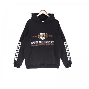 RD motorsport hoodie black