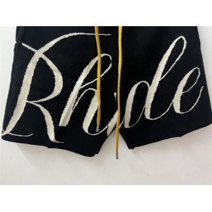 Rhude knitted shorts black