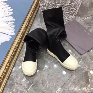 Rick Owens High/Middle Boots Black Women High Top