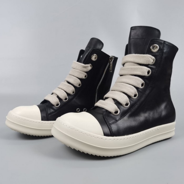 Rick Owens 2022 High Leather Boots High Top