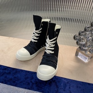 Rick Owens Hi-Street Shoes Black High Top