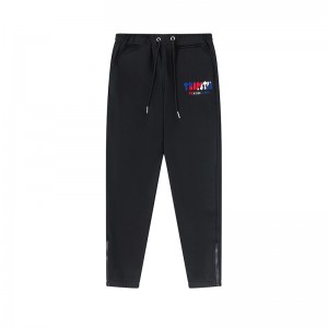Trapstar London Towel Embroidered Hoodie & Pants Tracksuit (Blue Red White Logo)
