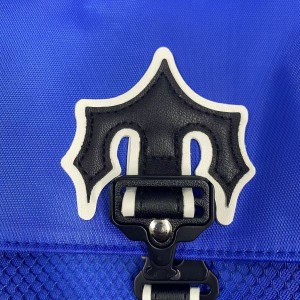 Trapstar Side Shoulder Bag (Black/Blue/Black Reflective)