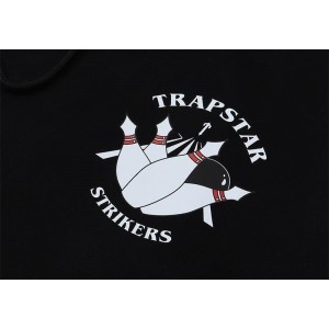 Trapstar bowling hoodie black