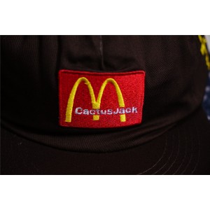 Travis Scott×Sesame McDonald's embroidered logo cap 3 colors
