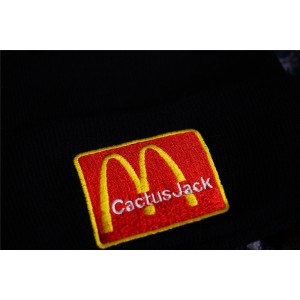 Travis Scott× McDonald's Cactus Jack embroidered logo beanie 2 colors